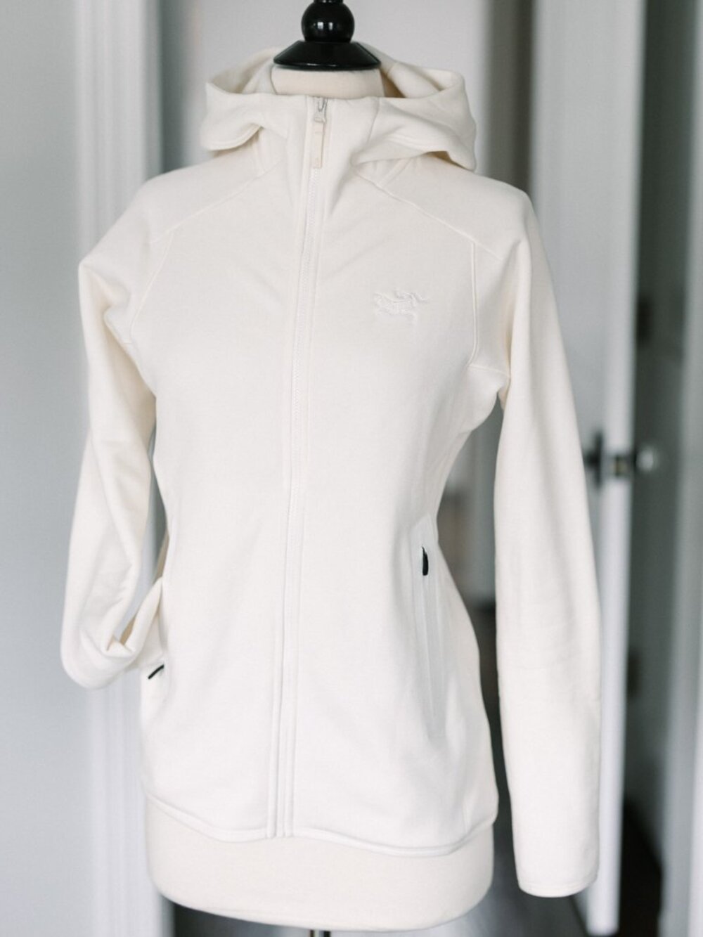 Arc'teryx Women's Off-White Fleece Hoody Jacket | Size S | Like New